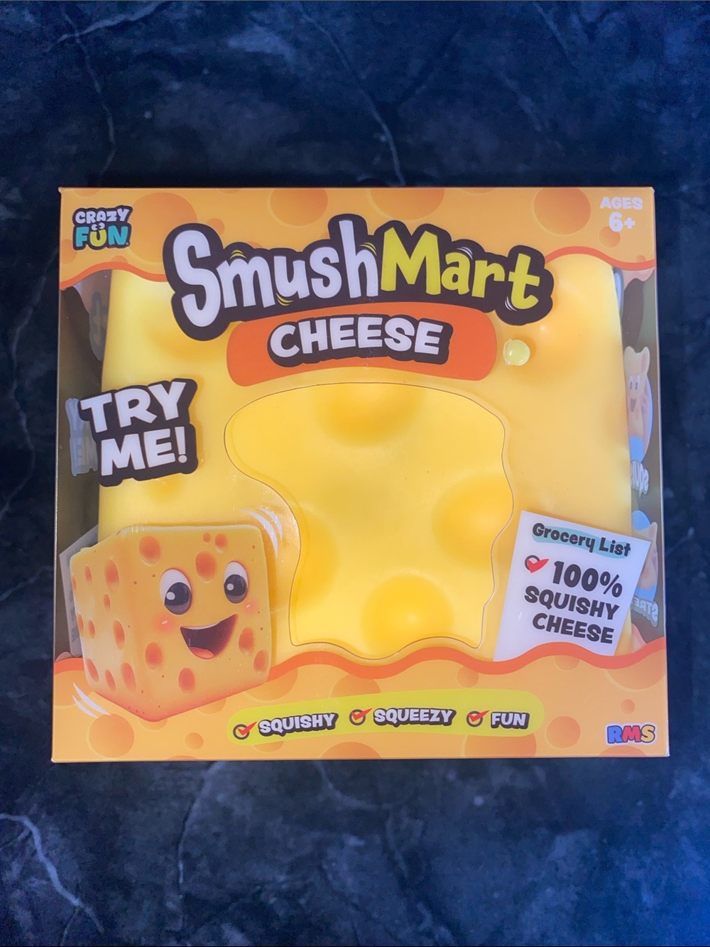 SmushMart Jumbo Cheese 🧀 Squishy